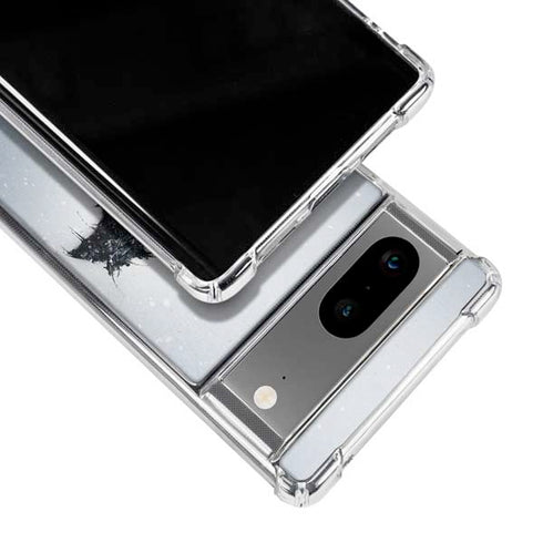 DC Comics Arkham Origins Arkham Logo Google Pixel 7a Clear Case